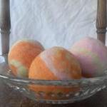 Unscented Wool Dryer Balls, Set Of 4. Felted Wool..
