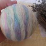 Large Wool Ball, Crib Toy, Lavender Filled Calming..