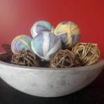 Wool Dryer Balls. Filled With Lavender. Wool Art..