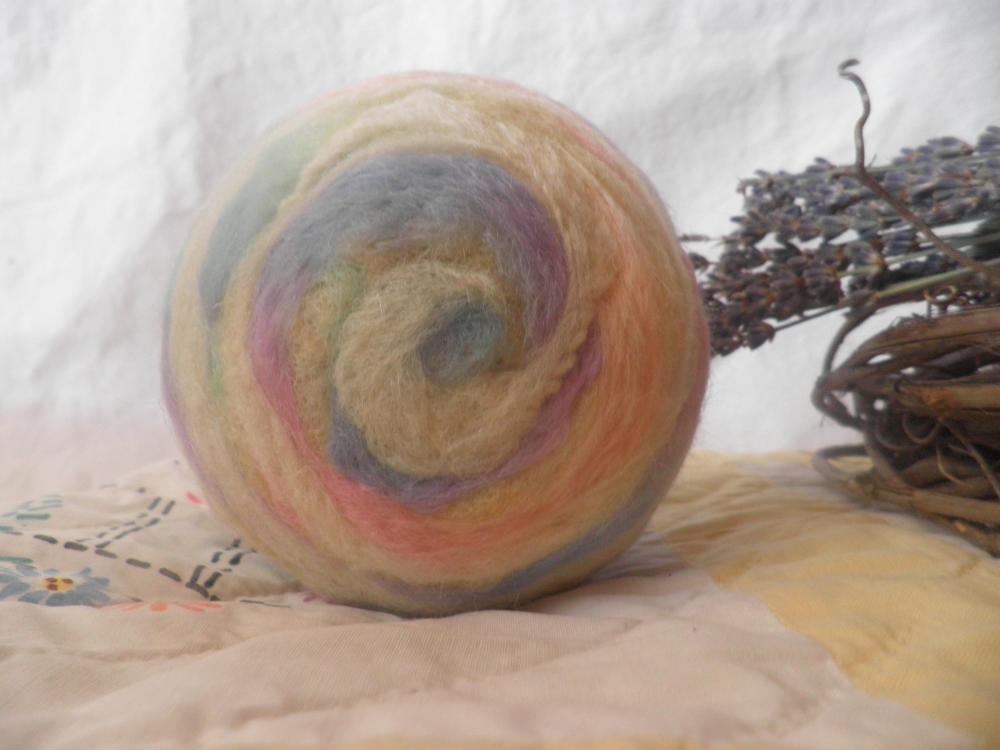 Large Wool Ball, Crib Toy, Lavender Filled Calming Toy For Baby. Eco Friendly, Natural Toy. Art Wool Ball. Unique Baby Gift. Keep Sake Gift.